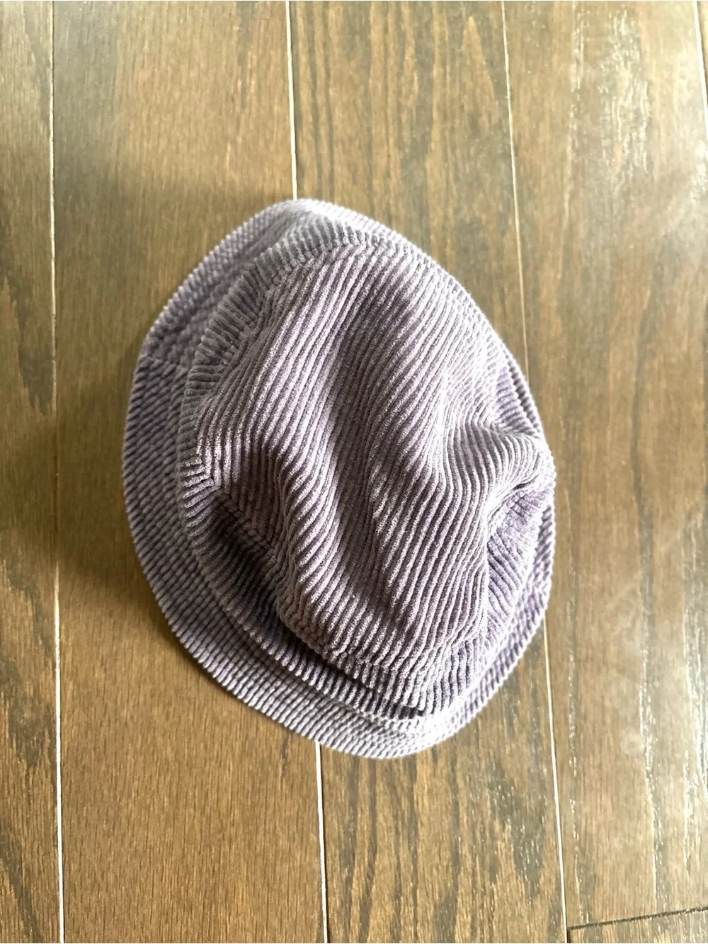 Y2K Urban Outfitters Retro Gray Lavender Purple Corduroy Cotton Bucket Hat